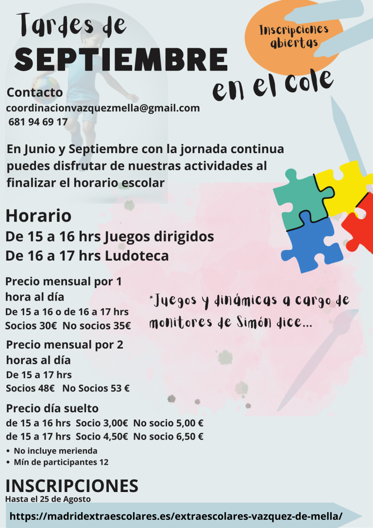 actividades para niños madrid